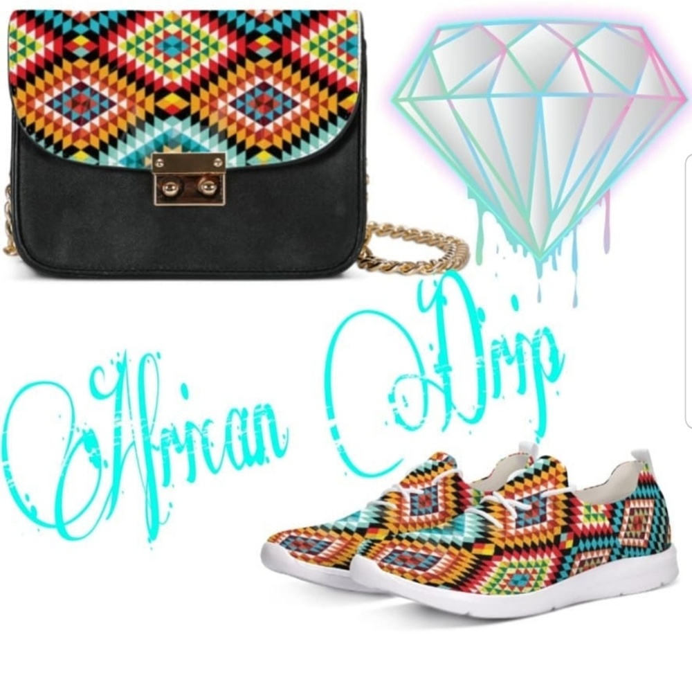 Custom made african shoes by diamond rock styles